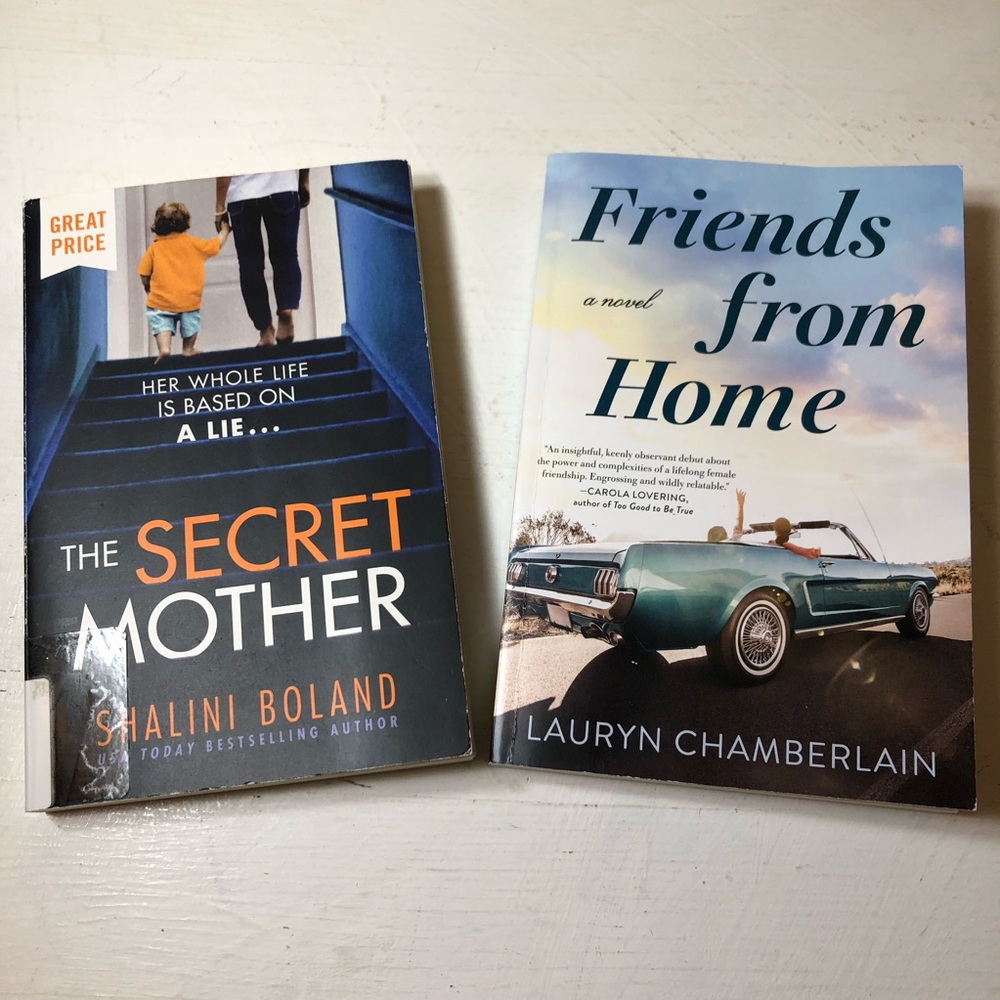 Novel Bundle, The Secret Mother and Friends from Home, pre-owned,